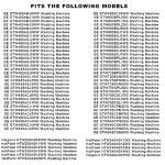 GE and Hotpoint Washer Lid Lock Replacement