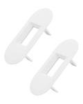 2-Pack WH01X24381 Washer Lid Lock Bezel for GE