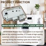 GE Washer Door Lock Switch Assembly Replacement