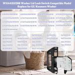 Washer Door Lid Lock Switch for GE/Kenmore