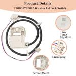 GE Hotpoint Washer Lid Lock Switch Assembly