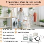 GE Hotpoint Washer Lid Lock Switch Assembly