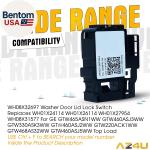 Washer Door Lid Lock Switch WH08X32697 Replacement