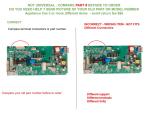 GE Washer Main Control Board Compatible Replacement