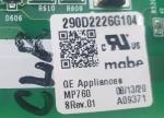 GE Washer Control Board 290D2226G104