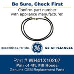 GE WH41X10207 4ft Fill Hoses for Washing Machines