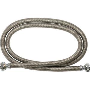 GE Braided Washer Hoses 4-Feet 2-Pack