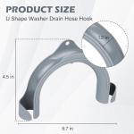 U-Shaped Washing Machine Drain Hose Holder Hook