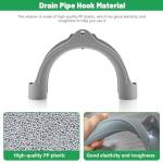 U-Bend Washer Drain Hose Hook for Samsung, GE