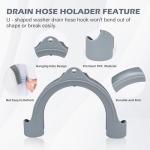 U-Shaped Washing Machine Drain Hose Holder Hook