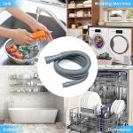 Elyfree 5-Foot Washer Drain Hose Extension Kit