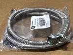 GE 4' Universal Stainless Steel Washer Hoses - 2 Pack
