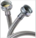 GE 4ft Stainless Steel Washer Hoses – 2 Pack