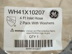 GE Washer Inlet Hoses WH41X10207 - 4 Feet (2 Pack)