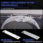 GE Dryer Drum Bearing Slide Replacement Kit, 4 PCS