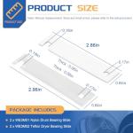 GE Dryer Drum Bearing Slide Replacement Kit, 4 Pack