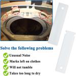 40 Pcs Dryer Glide Bearings for GE Models