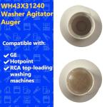 WH43X31240 Washer Agitator Auger for GE, Hotpoint