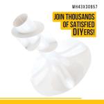 PartsBroz WH43X30957 Agitator for GE Washers