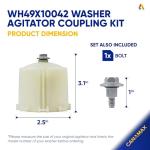WH49X10042 Washer Agitator Coupling Kit for GE