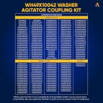 WH49X10042 Washer Agitator Coupling Kit for GE