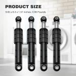 4-Pack Washer Shock Absorbers for GE Machines