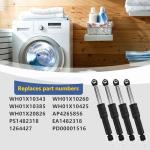 4 Pack Washer Shock Absorber and Pin Set