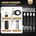GE Washer Shock Absorber Kit - 4 Dampers & Pins