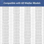 4 Pack Washer Shock Absorber and Pin Set