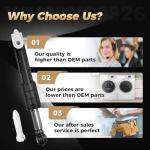 GE Washer Shock Absorber Kit - 4 Dampers & Pins