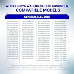 BlueStars WH01X20826 Washer Shock Absorber Set