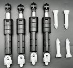 GE WH01X10727 Washing Machine Shock Absorbers - 4 Pack