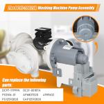 Samsung Washer Pump Assembly Replacement Compatible Parts