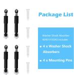 Washing Machine Damper Shock Absorbers - 4 Pack