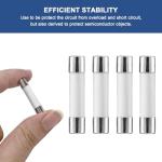 4 Pack WE1X21975 Dryer Ceramic Fuses for GE