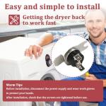 GE Dryer Hi-Limit Thermostat WE4M137 Replacement