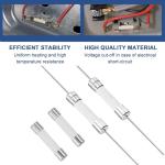 4 Pack WE1X21975 Dryer Ceramic Fuses for GE