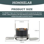 High Limit Thermostat for GE Dryers