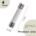 Wllead WE1X21975 Ceramic Fuse for GE Dryers