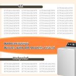 GE Hotpoint Washer Motor Pulley, Belt & Nut Set