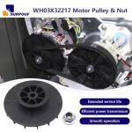 GE Compatible Motor Pulley & Nut 1/2HP WH03X32217