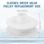 GE Hotpoint Dryer Idler Pulley WE03X31620 Replacement