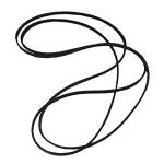 GE Dryer Drive Belt WE03X29897 WE12M22 WE12M33