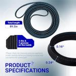 Dryer Drive Belt 89.5in for GE Frigidaire