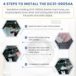 AMI PARTS DC31-00054A Washer Drain Pump Replacement