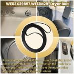 GE/Hotpoint Dryer Belt WE03X29897 ReplacementPart