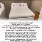 GE Dryer Drive Belt WE03X29897 WE12M22 WE12M33