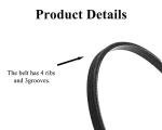 GE Dryer Belt WE12X82 Compatible with Multiple Models