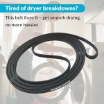 GE/Hotpoint Dryer Belt Replacement WE03X29897