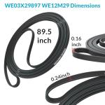 GE/Hotpoint Dryer Belt Replacement WE03X29897